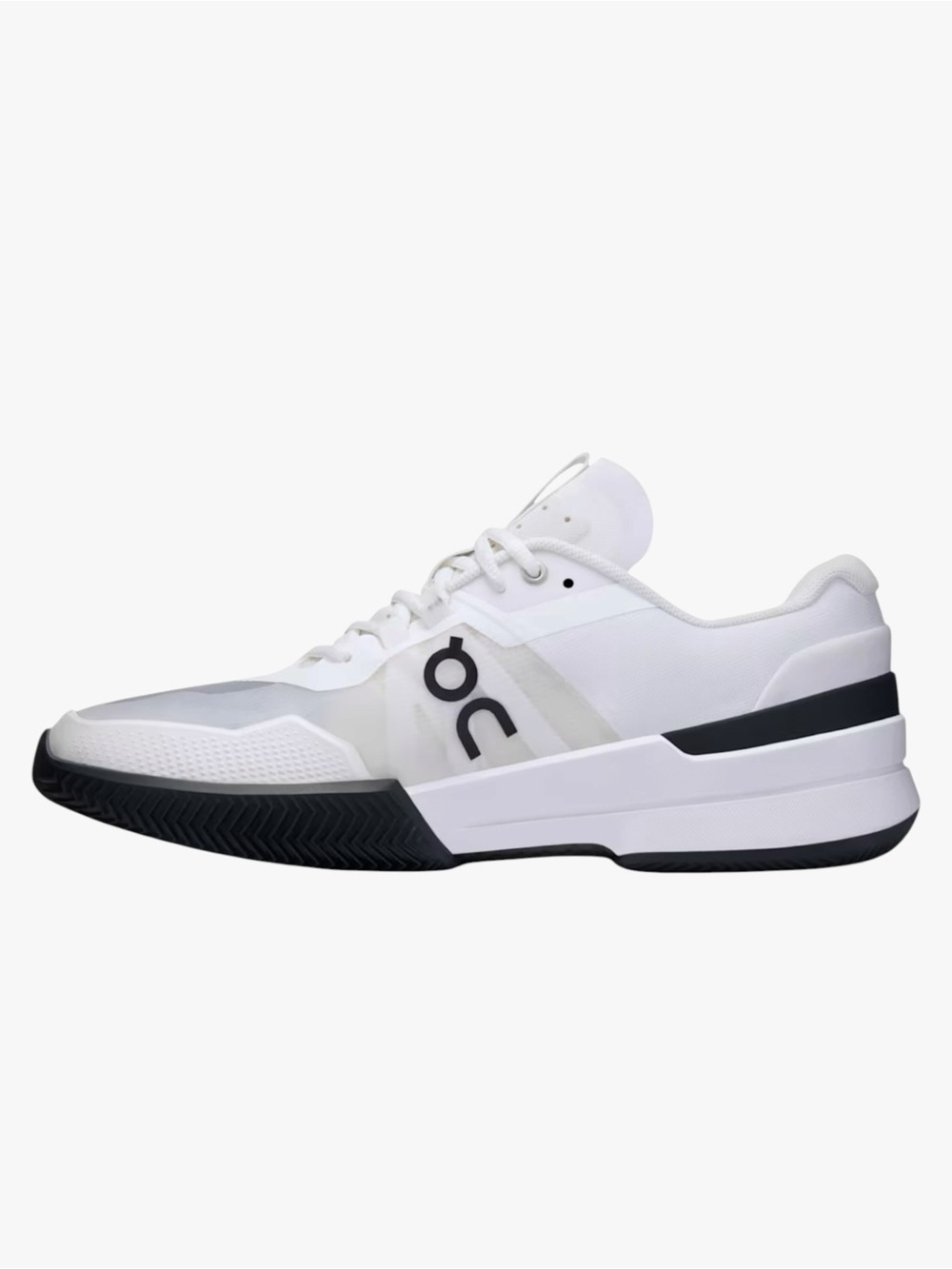 On Cloud Running THE ROGER Pro 2 Clay Men’s White and Black Sneakers Size 10 New - Picture 2 of 10